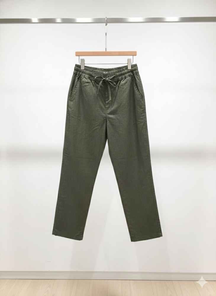 Zara Green Premium Linen Heavy Quality Lower-1