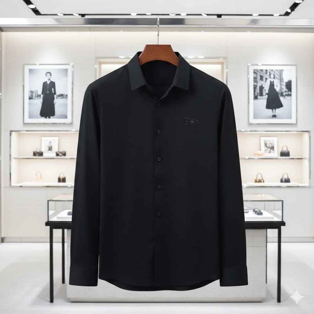 Dior Black Premium Quality Shirt-thumb-1