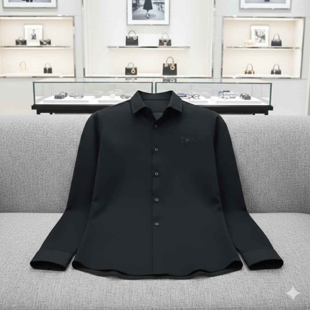Dior Black Premium Quality Shirt-thumb-4