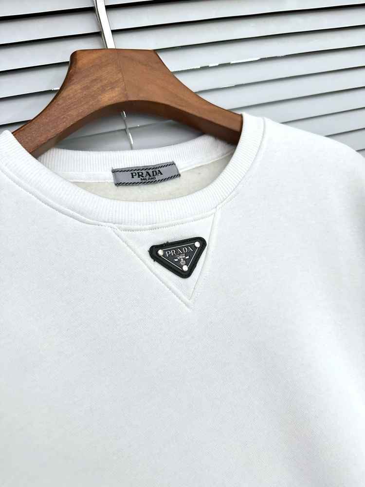Prada White Premium Quality Sweatshirt-4