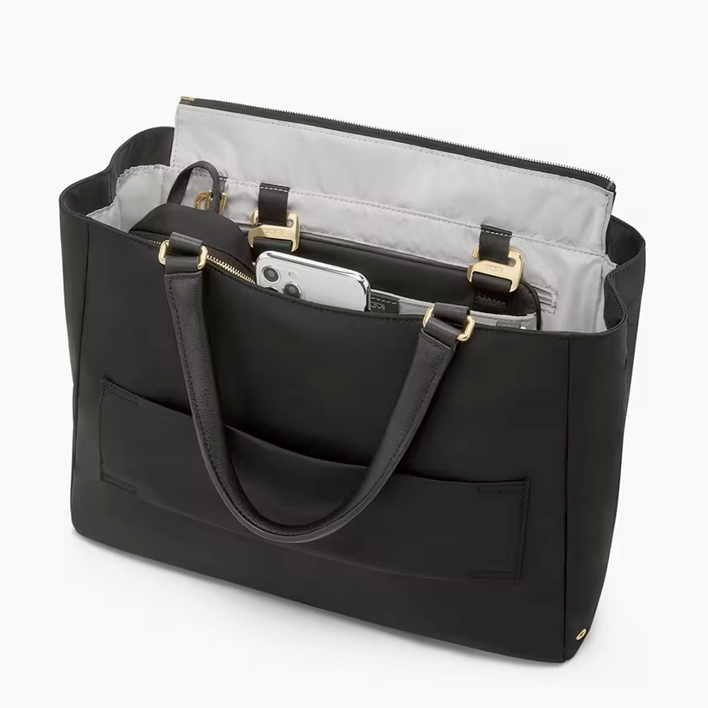 Tumi Voyageur Black Valetta Medium Tote Bag-2