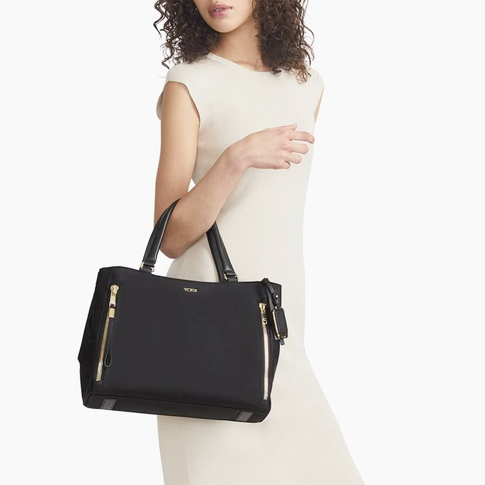 Tumi Voyageur Black Valetta Medium Tote Bag-4