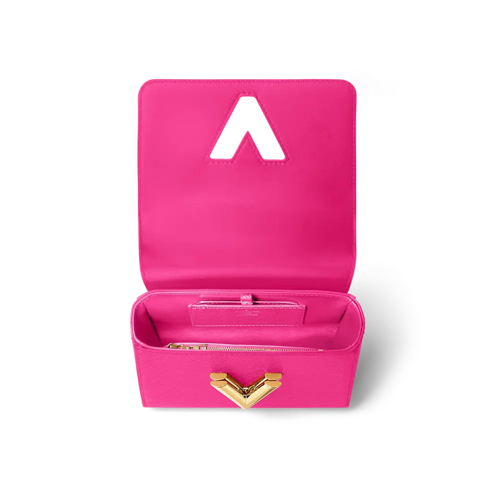 Louis Vuitton Epi Twist Pink MM Sling Handbag-3