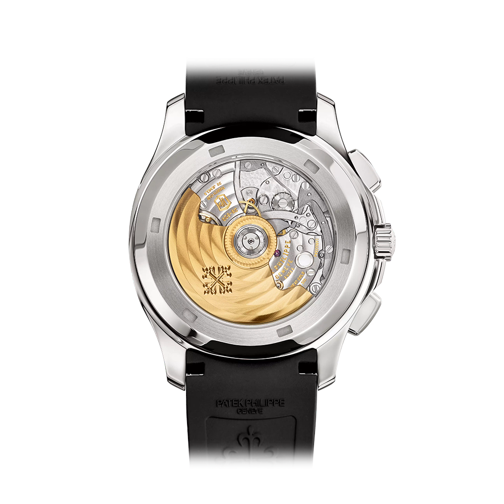 Patek Philippe Aquanaut Chronograph Black Dial Rubber Strap Mens Watch 5968A-001-thumb-1