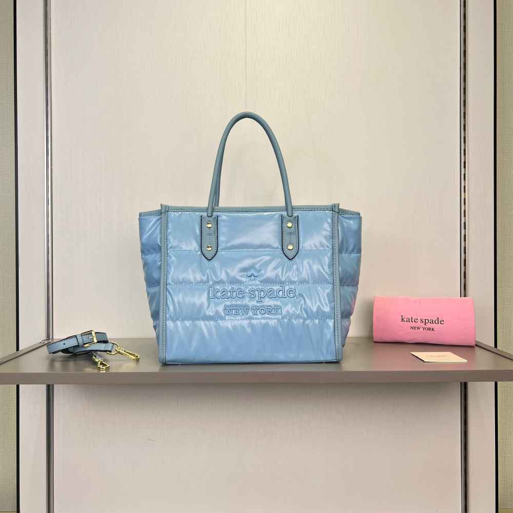 Kate Spade Ella Puffy Medium Sky Blue Tote Bag-thumb-0