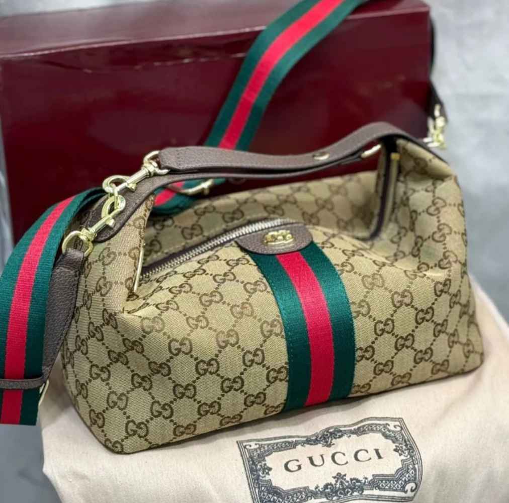 Gucci Ophidia Beige Vanity Bag-thumb-2