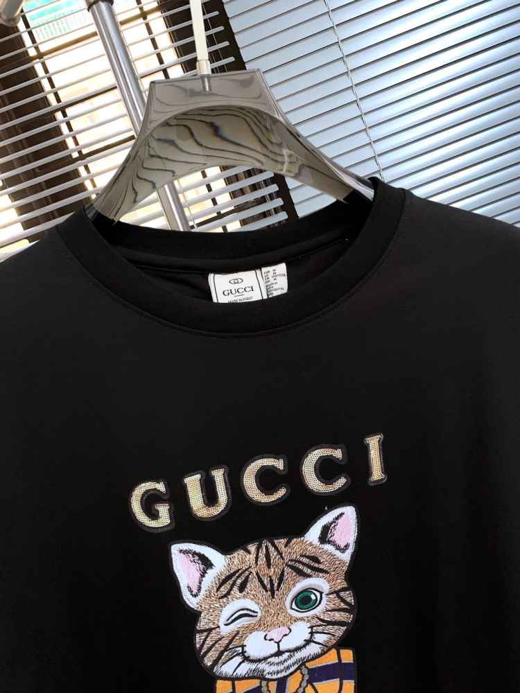 Gucci Black Premium Quality Polo T-shirt-4