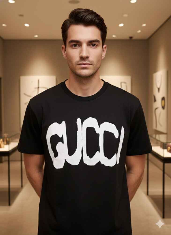 Gucci Black Premium Quality Polo T-shirt-3