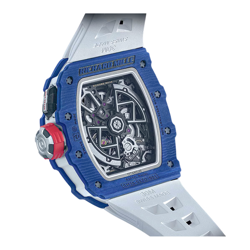 Richard Mille RM35-03 Automatic Winding Rafael Nadal Blue Bezel Watch-2