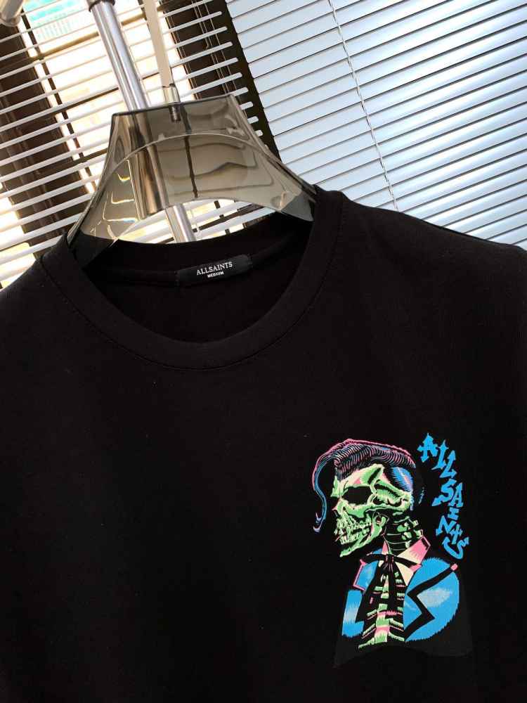 All Saints Black Premium Quality T-shirt-3