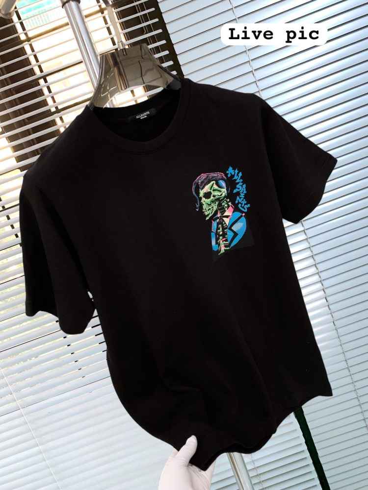All Saints Black Premium Quality T-shirt-4