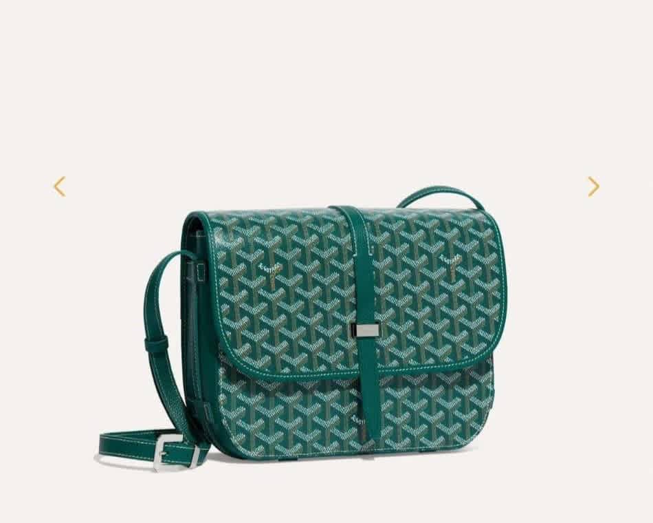 Goyard Saigon Premium Green PM Handle Bag-thumb-0