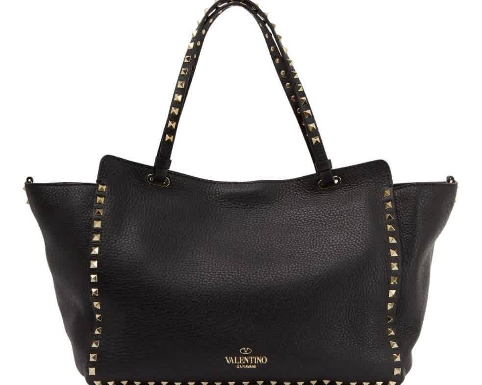 Valentino Garavani Black Small Shoulder Bag-thumb-0