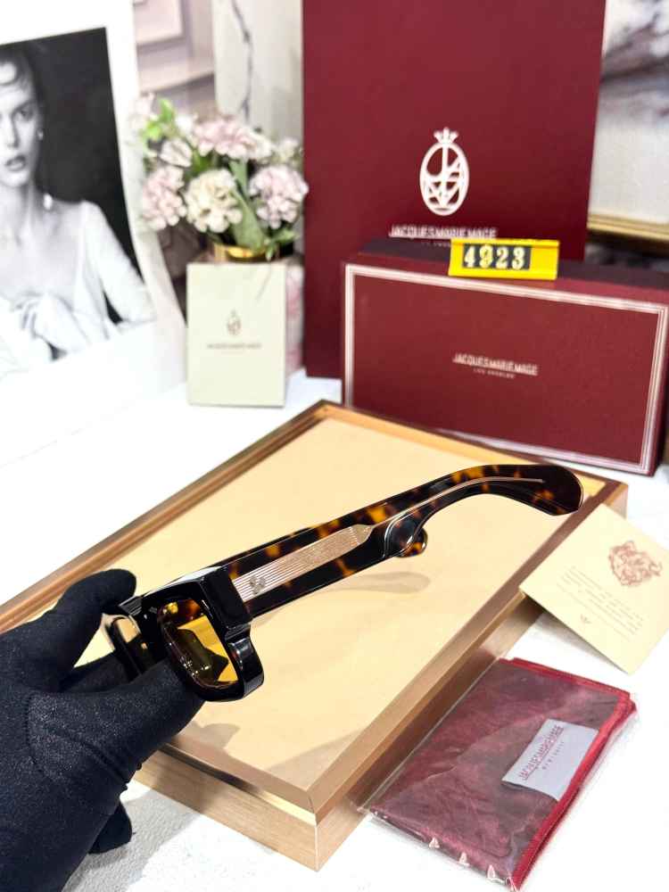 Jacques Marie Mage Yellow Luxury Sunglasses-3