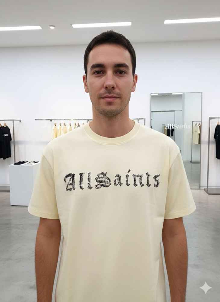 All Saints Cream Premium Quality T-shirt-1