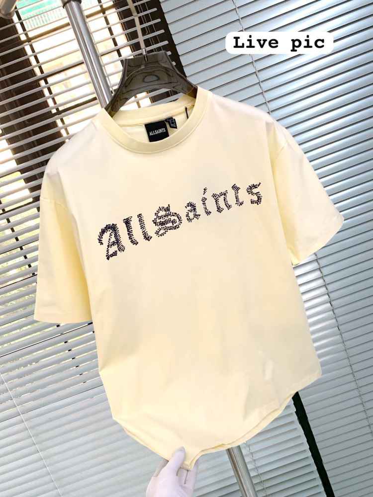 All Saints Cream Premium Quality T-shirt-3