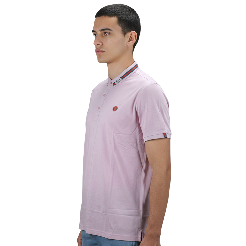 Gucci Pink Premium Quality Polo T-shirt-thumb-1