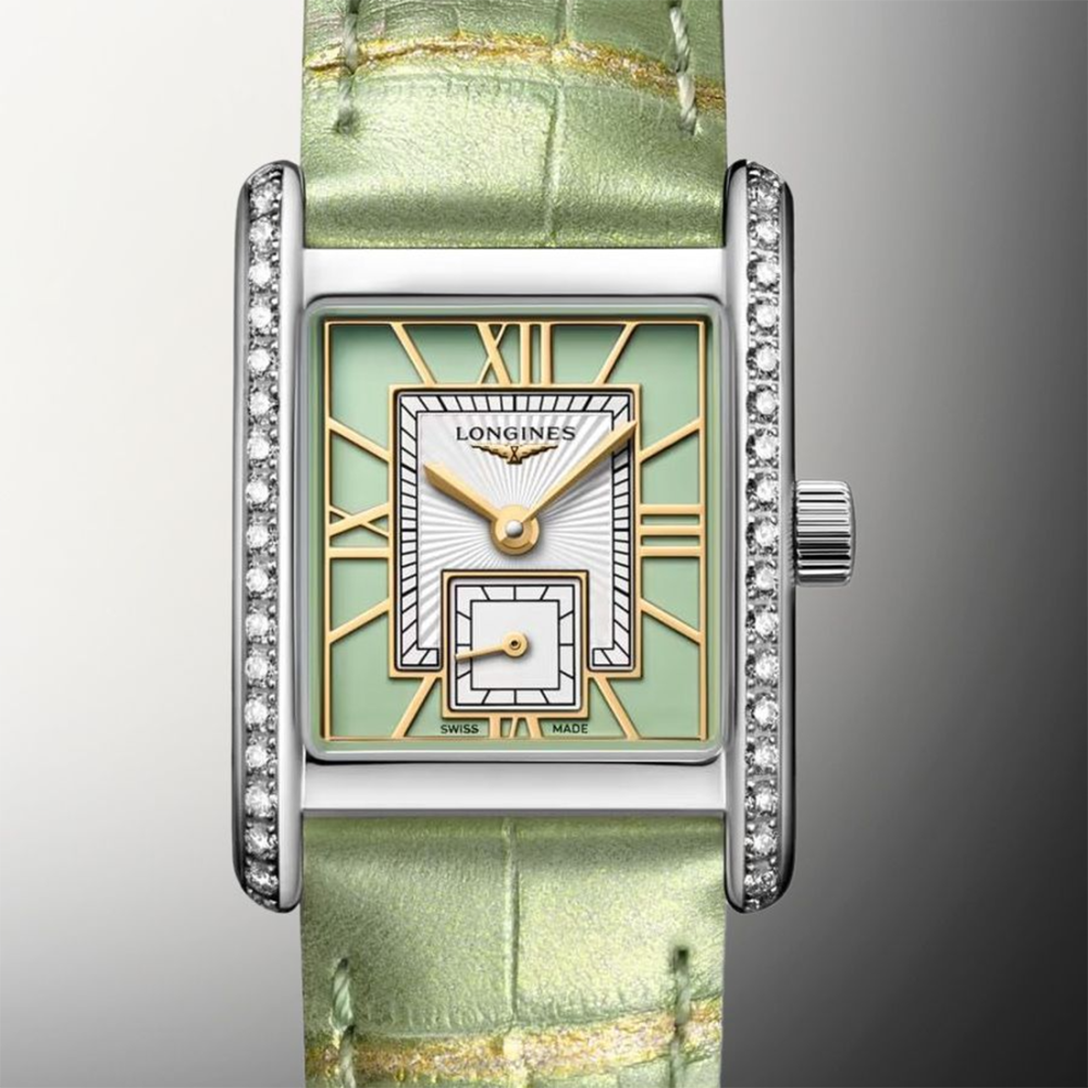 Longines Mini DolceVita Mint Green Women Watch L5.200.0.05.2-thumb-6