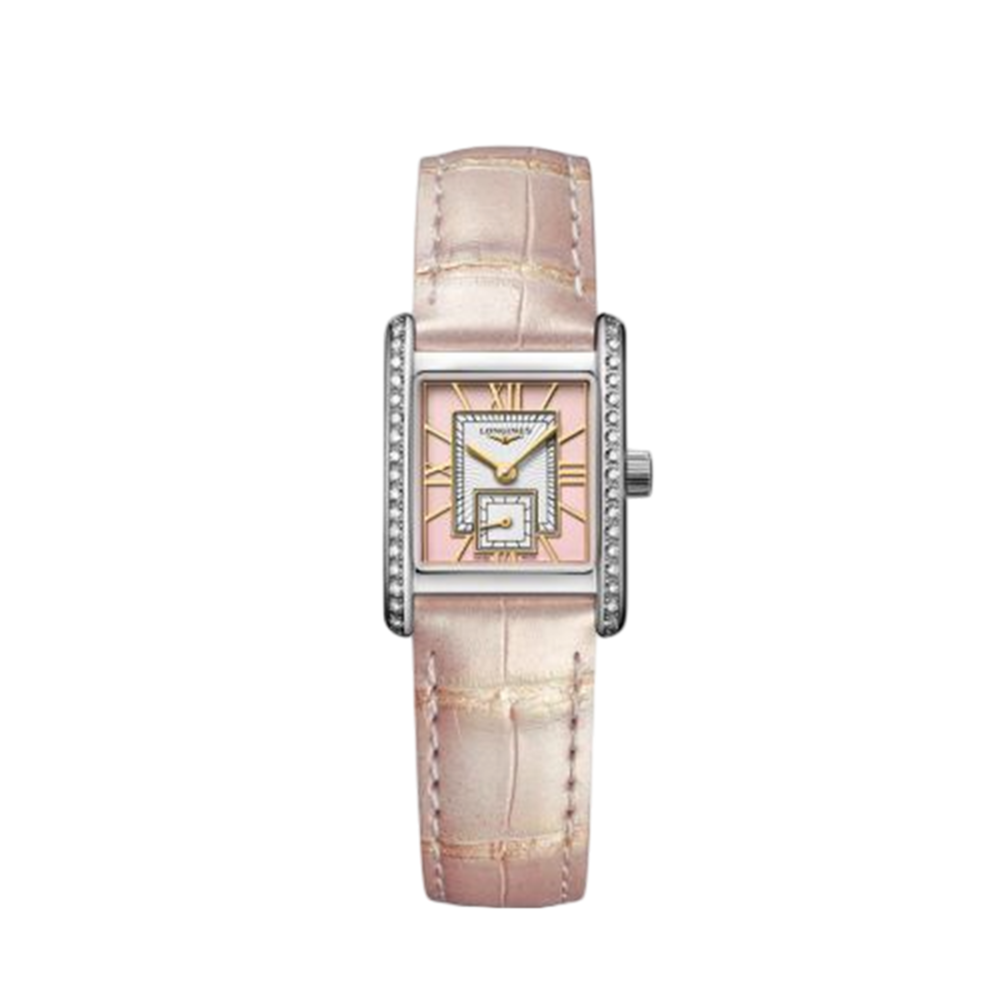 Longines Mini DolceVita "Blossom Pink" Women Watch L5.200.0.99.2-thumb-0