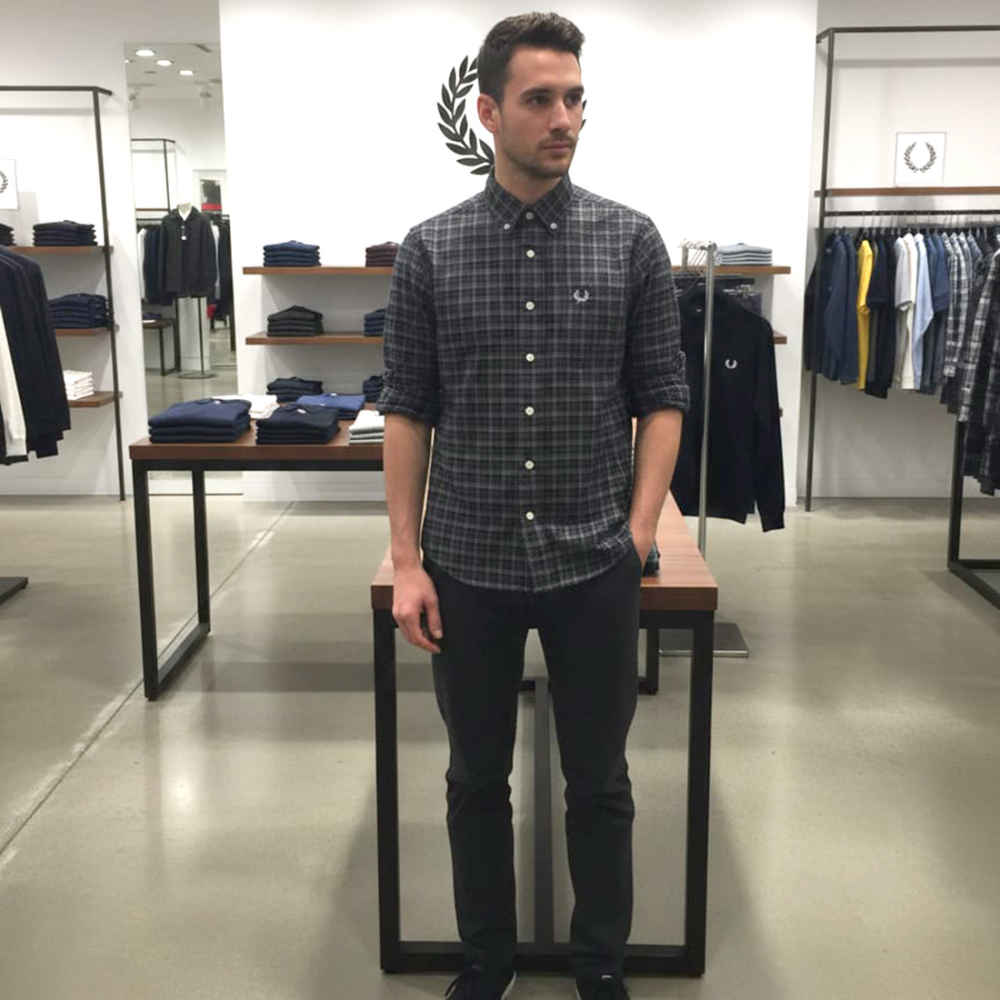 Fred Perry Black Premium Quality Shirt-thumb-3