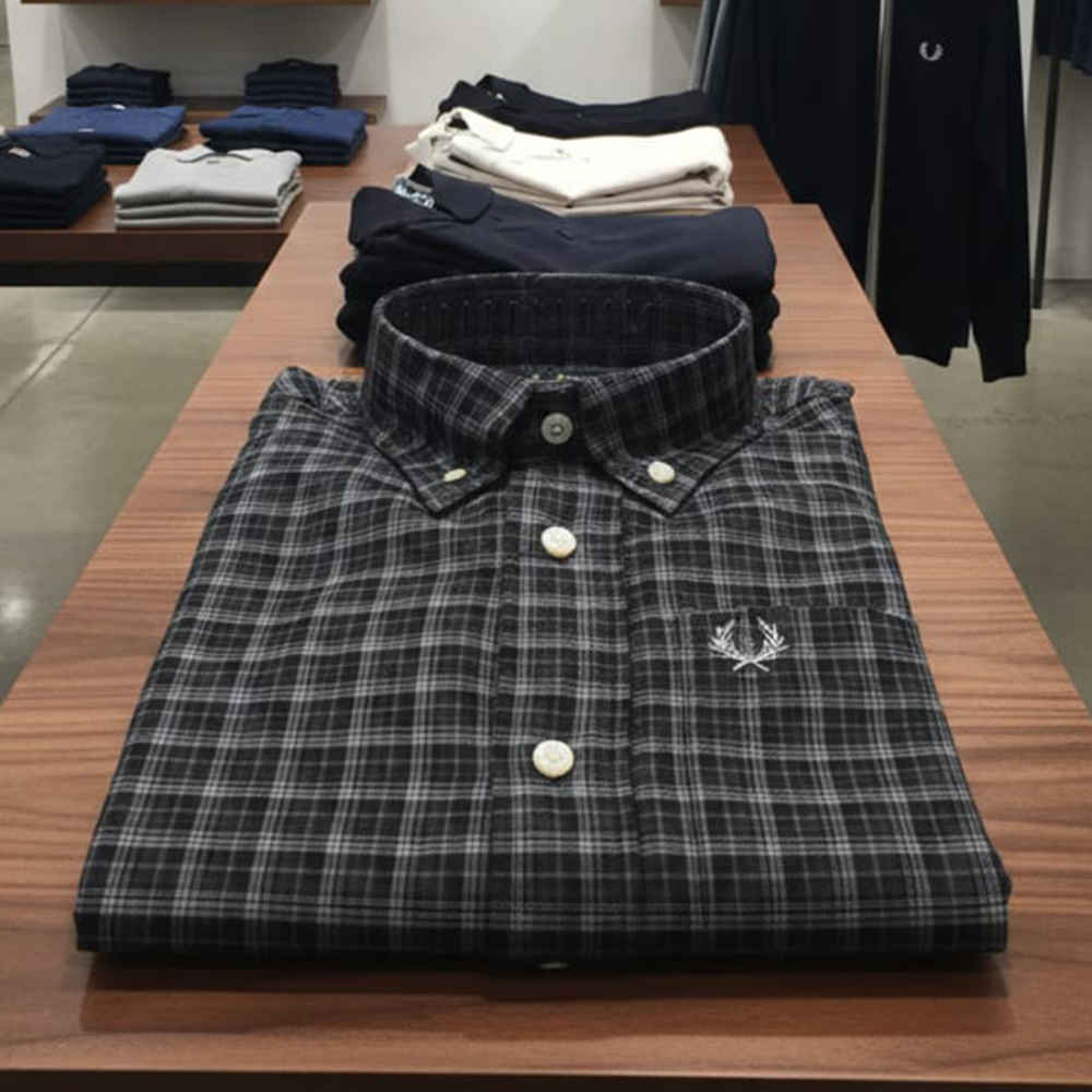 Fred Perry Black Premium Quality Shirt-thumb-2