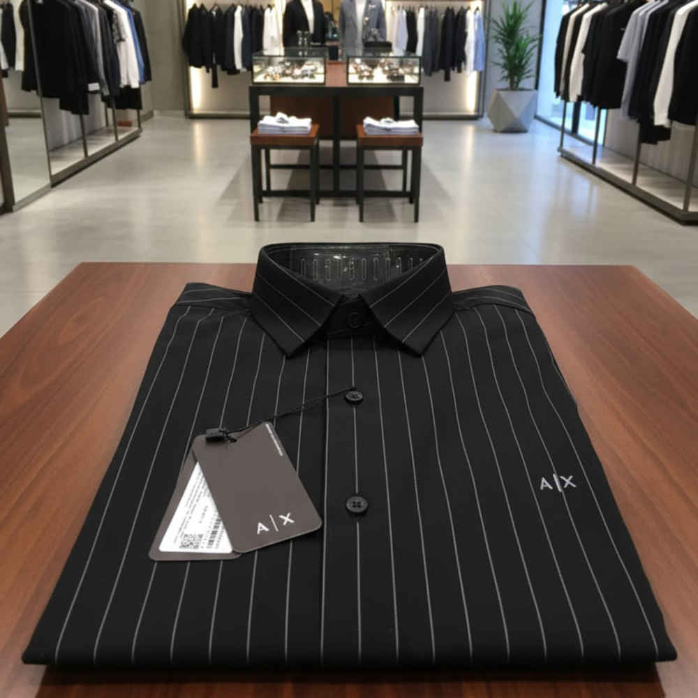 Armani Exchange Black Premium Quality Shirt-3