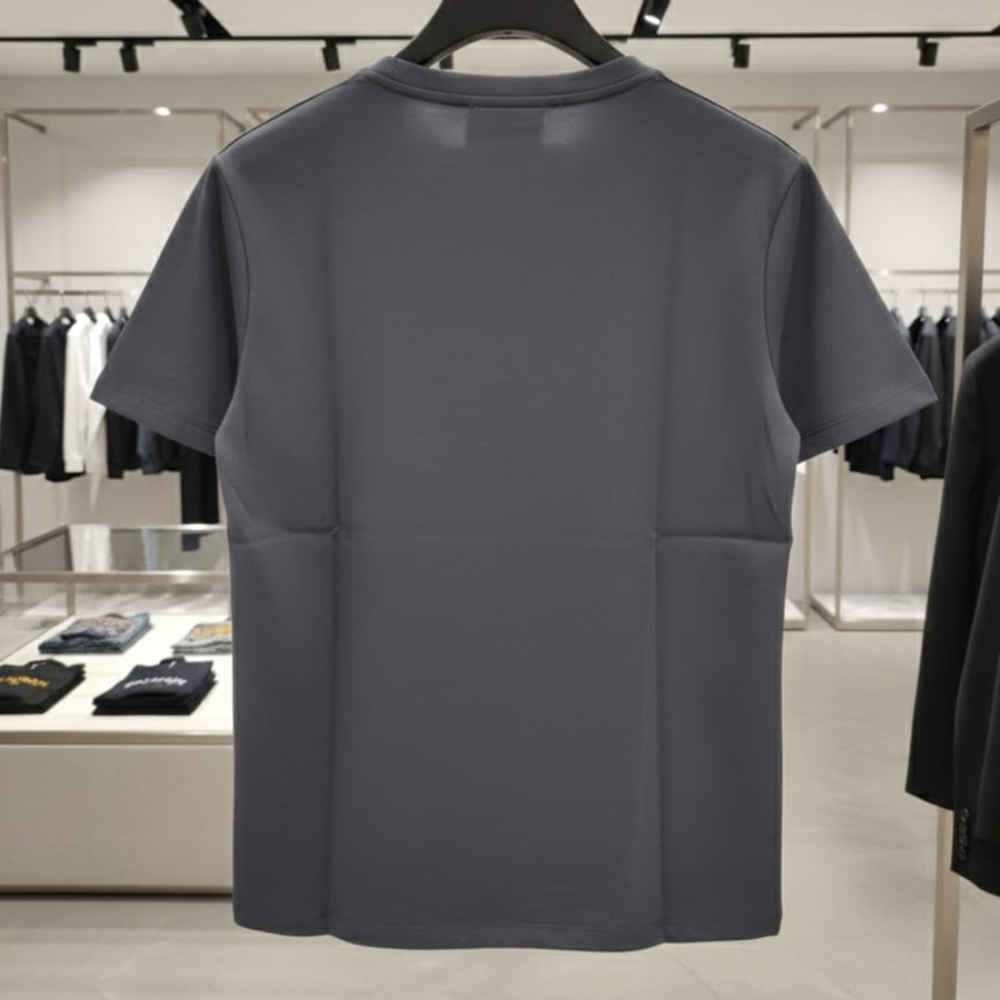 Balmain Clubwear Grey Premium Quality T-shirt-thumb-2