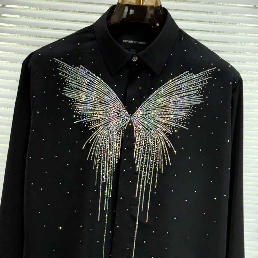 Gucci Butterfly Print Black Premium Shirt-1