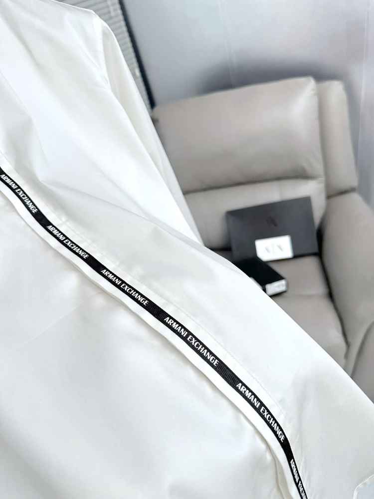 Armani Exchange White Premium Quality Cotton Shirt-2