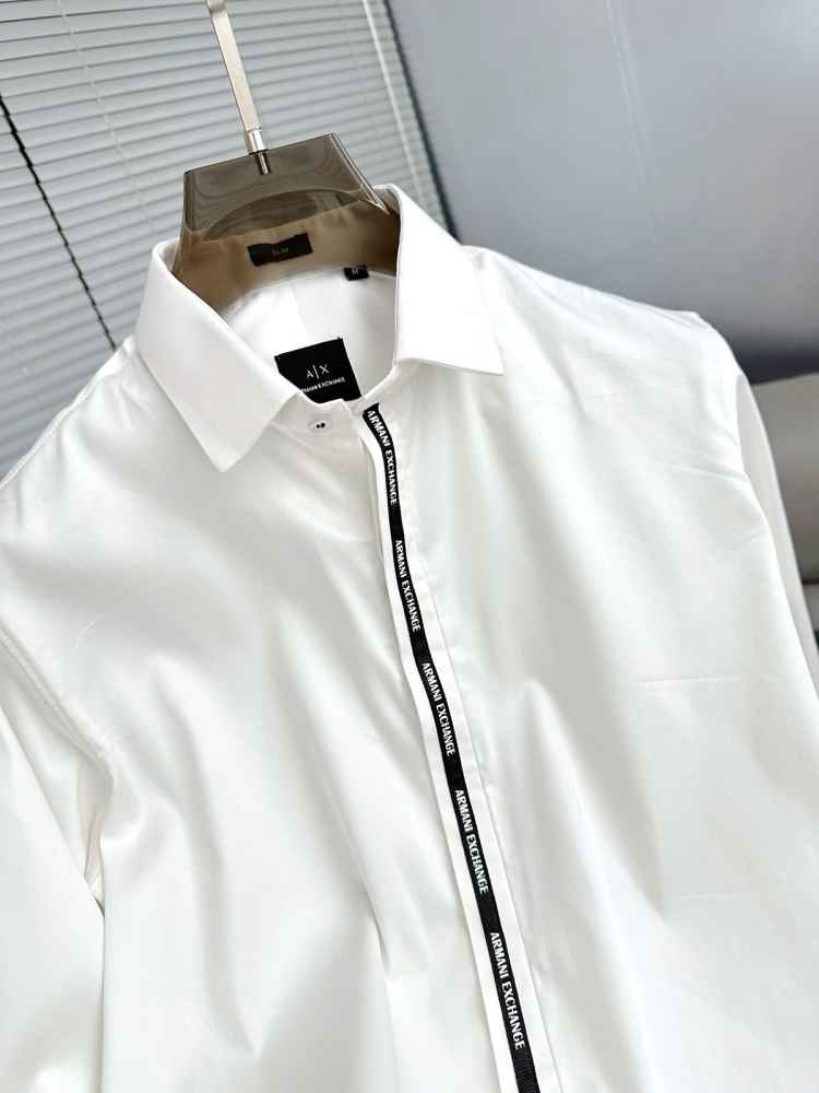 Armani Exchange White Premium Quality Cotton Shirt-4