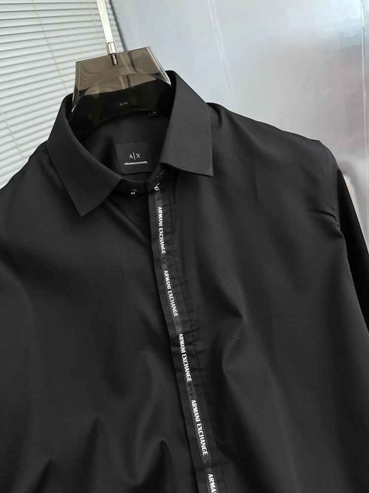 Armani Exchange Black Premium Quality Cotton Shirt-3