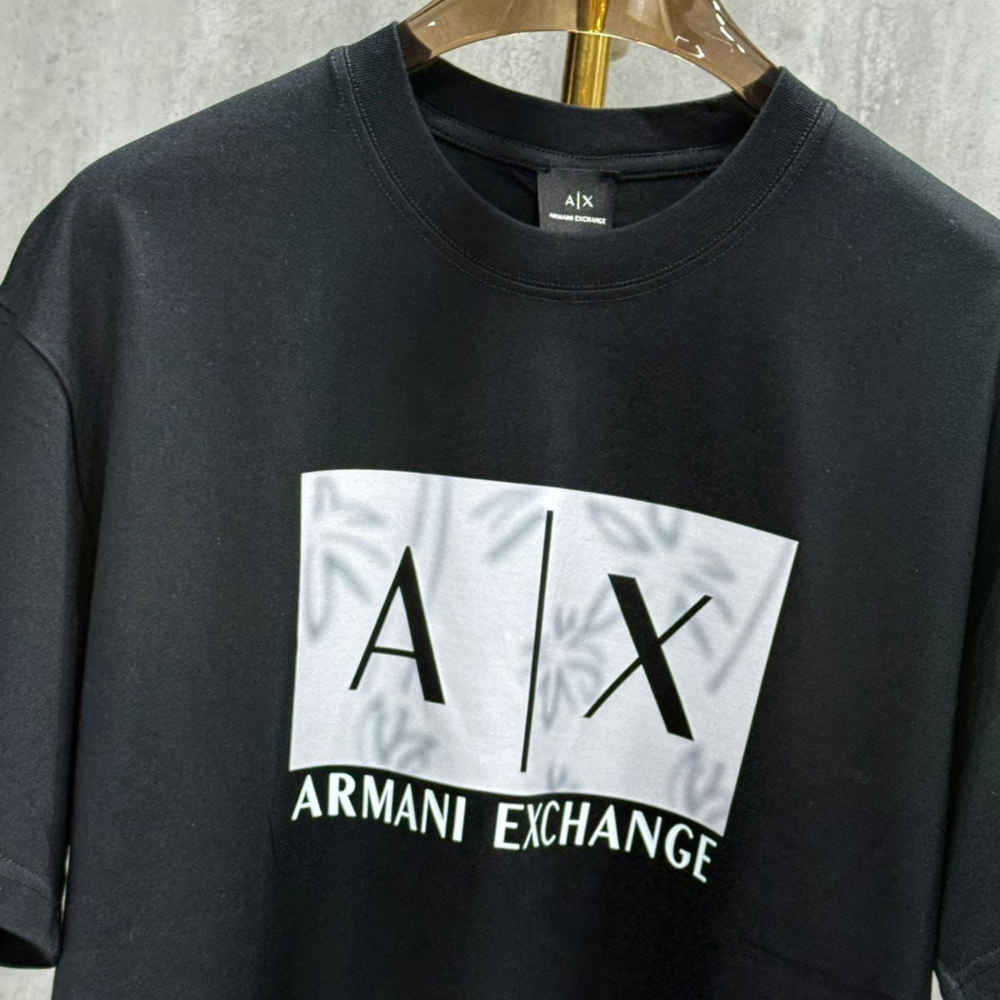 Armani Exchange Black Premium Quality T-shirt-1