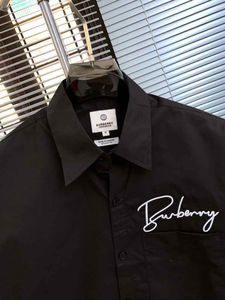Burberry Black Premium Quality Shirt-thumb-3