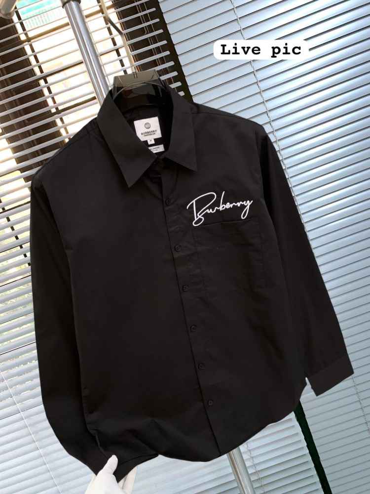 Burberry Black Premium Quality Shirt-thumb-4