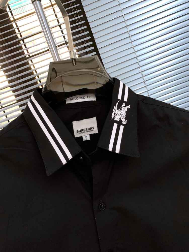 Burberry Black Premium Quality Shirt-3