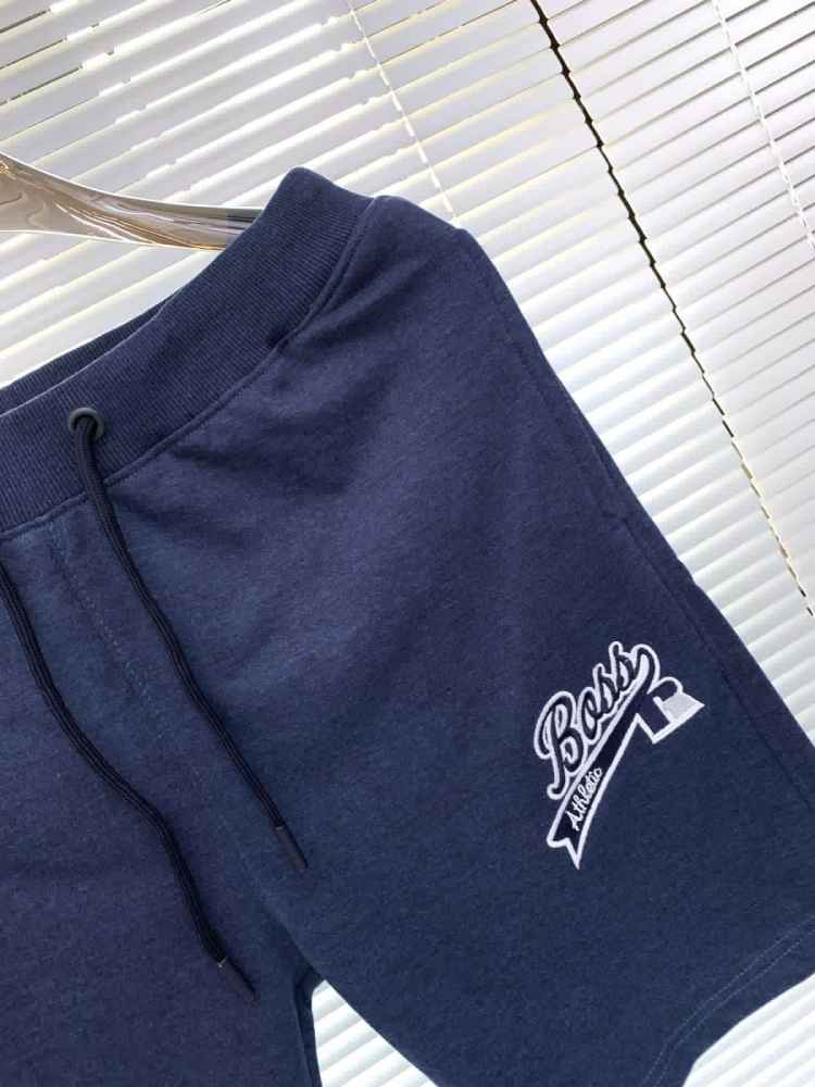 Boss Blue Premium Quality Men's Shorts-1