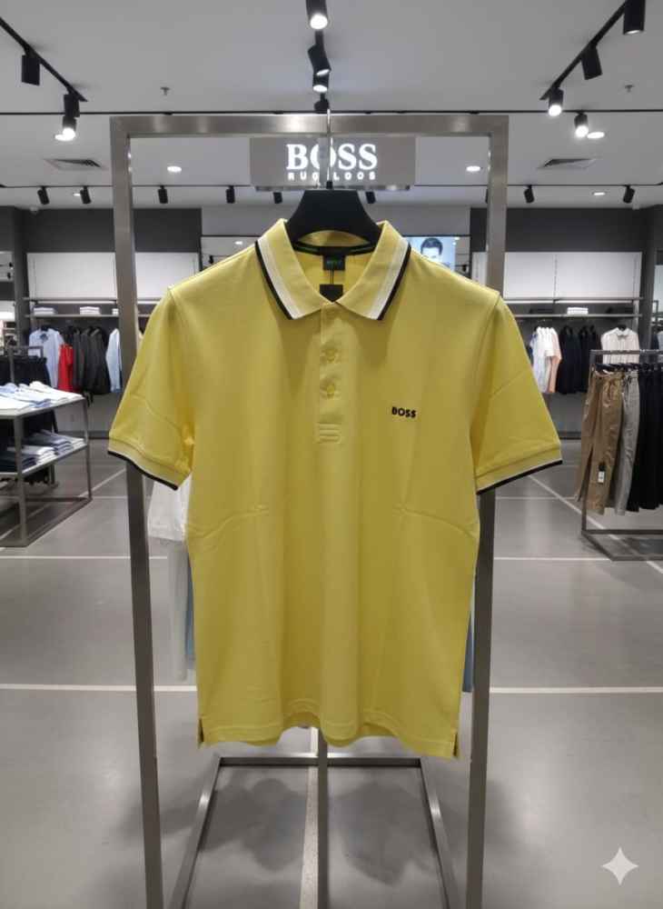 Hugo Boss Yellow Premium Quality Tees-2