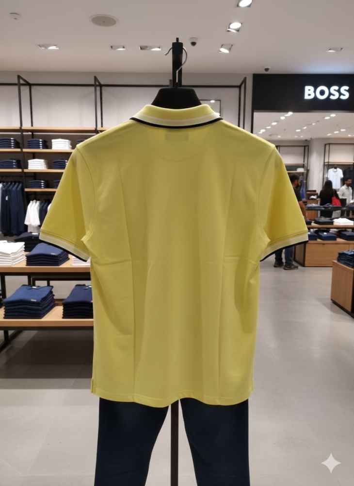 Hugo Boss Yellow Premium Quality Tees-3
