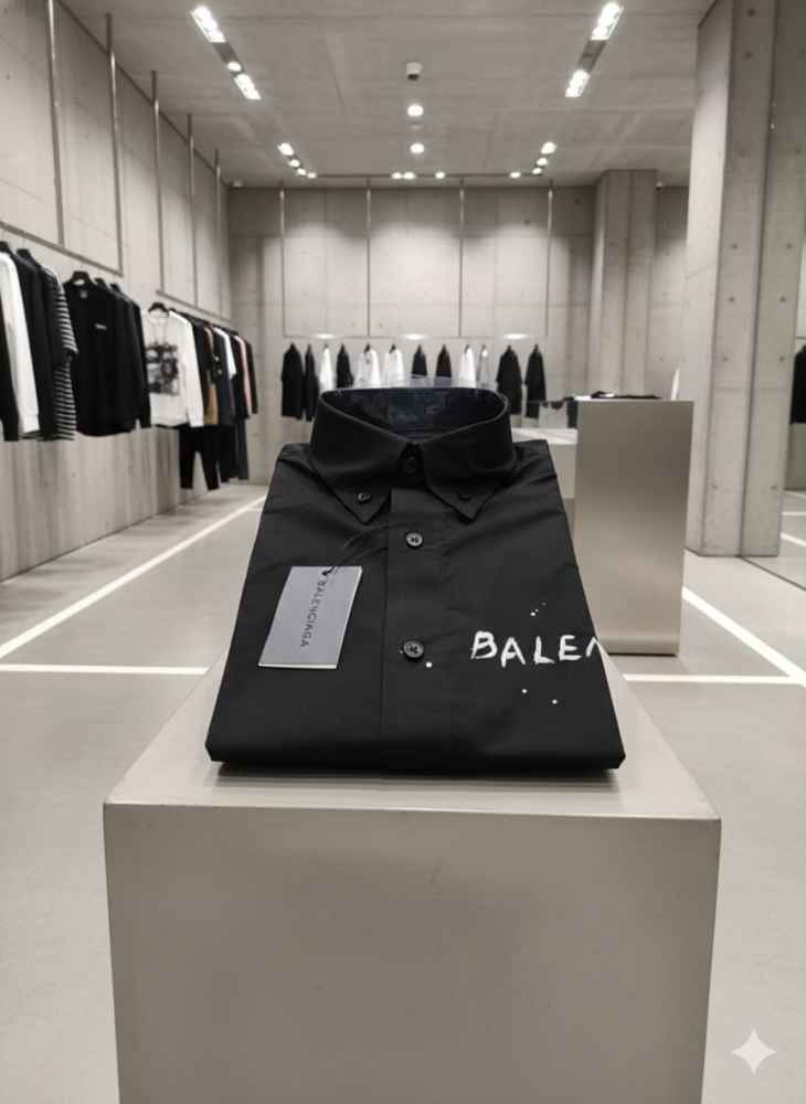 Balenciaga Black Premium Quality Shirt-3