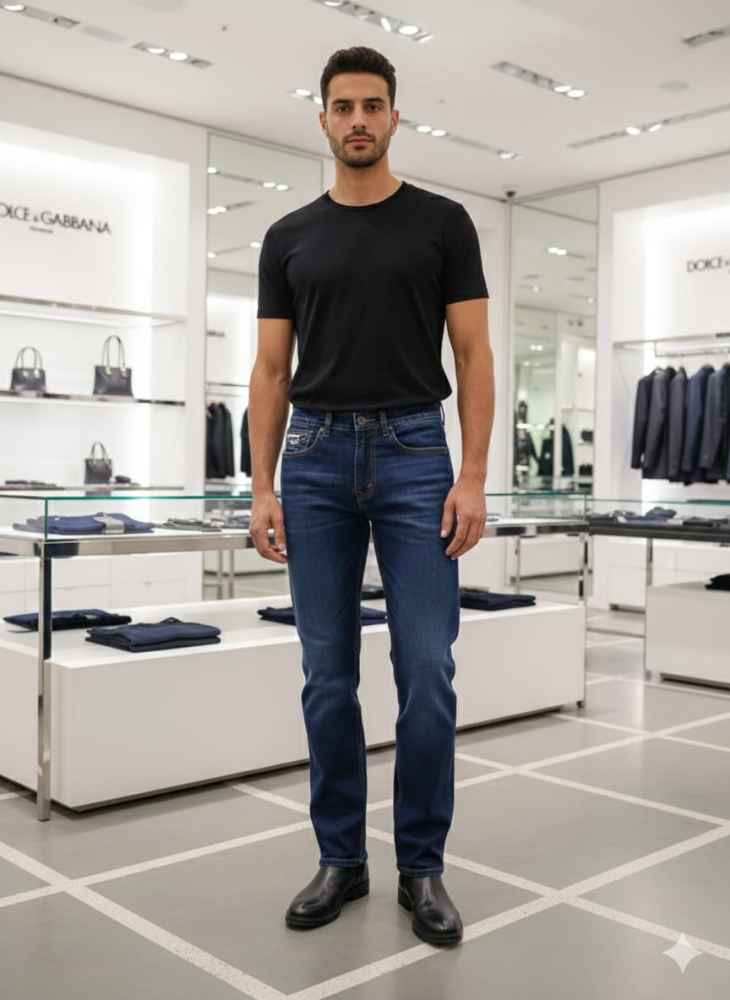 Dolce & Gabbana Dark Blue Premium Quality Jeans-3