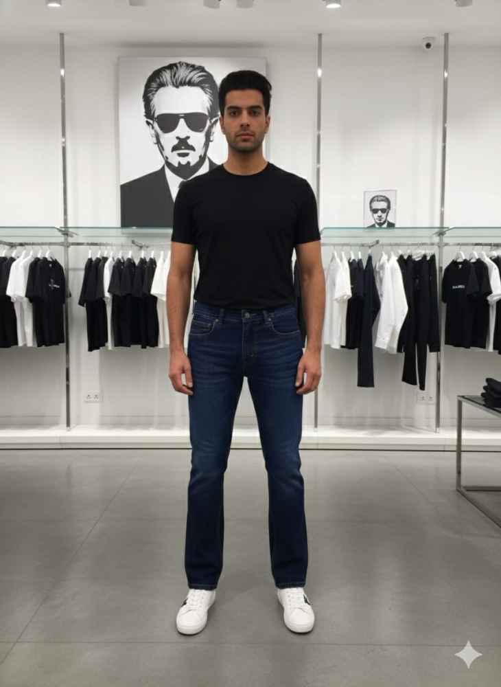 Karl Lagerfeld Dark Blue Premium Quality Jeans-2