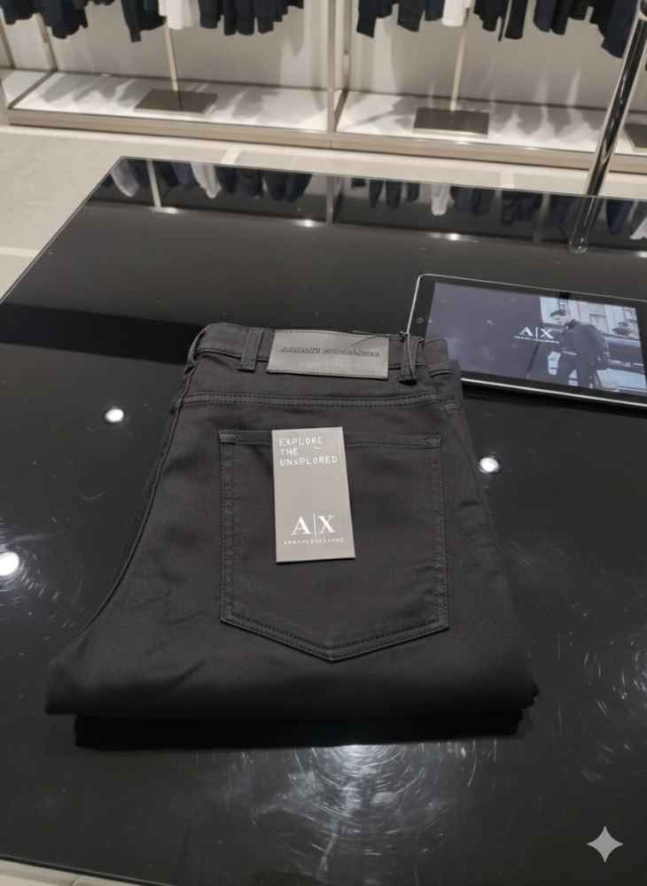 Armani Exchange Black Premium Quality Jeans-thumb-4