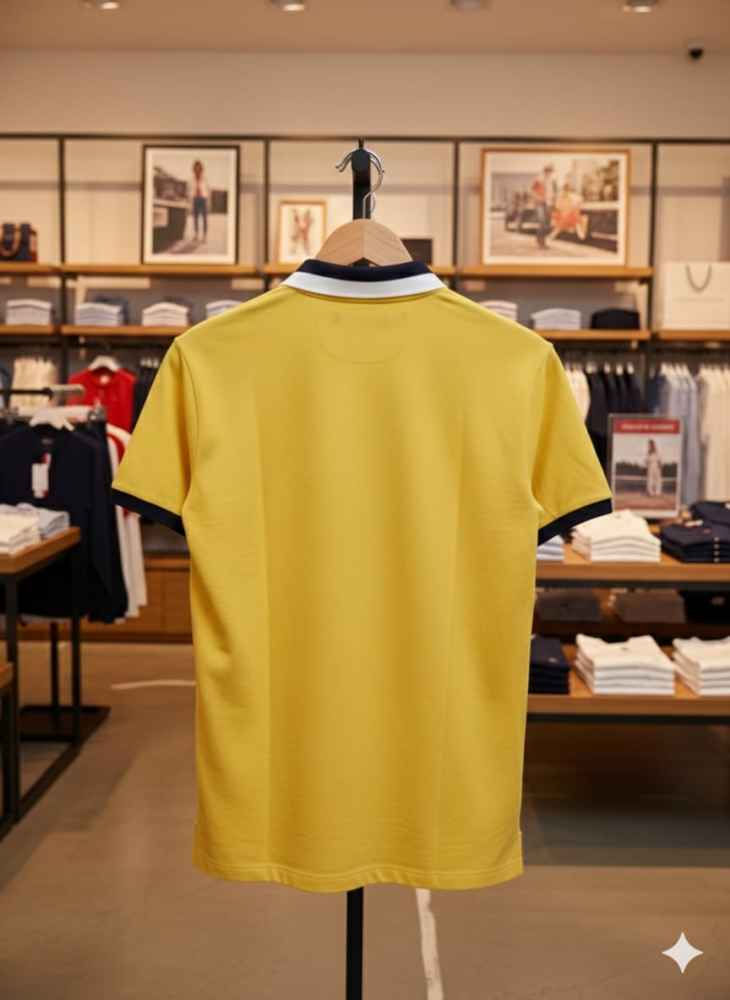 Tommy Hilfiger Yellow Premium Quality Tees-3