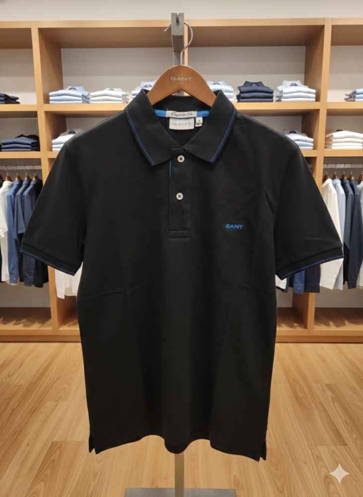 Gant Black Premium Quality T-shirt-thumb-3