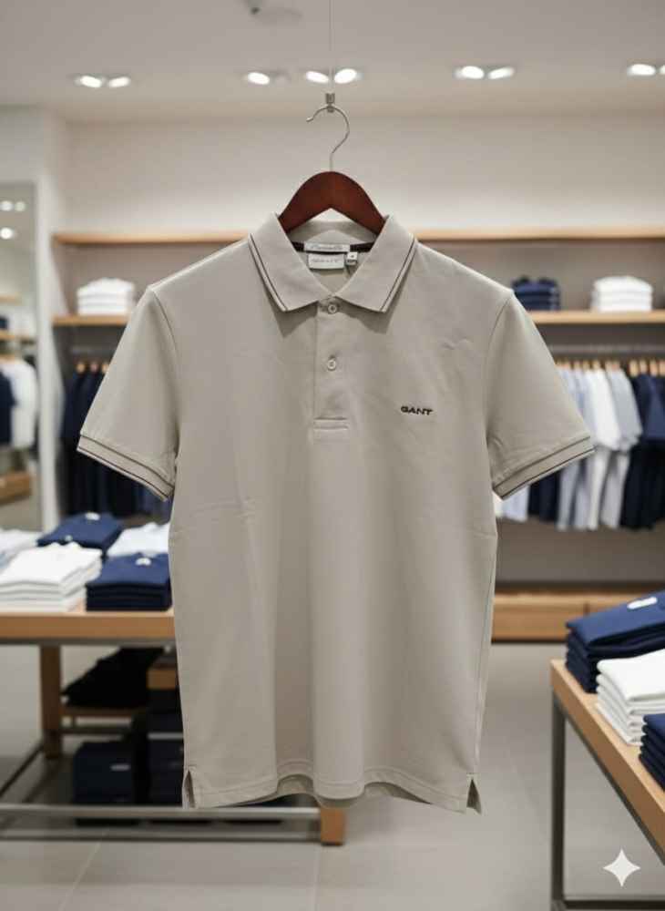 Gant Grey Premium Quality T-shirt-2