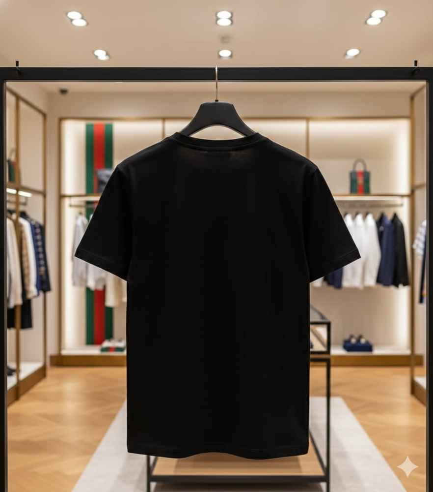 Gucci Black Premium Quality T-shirt-thumb-3