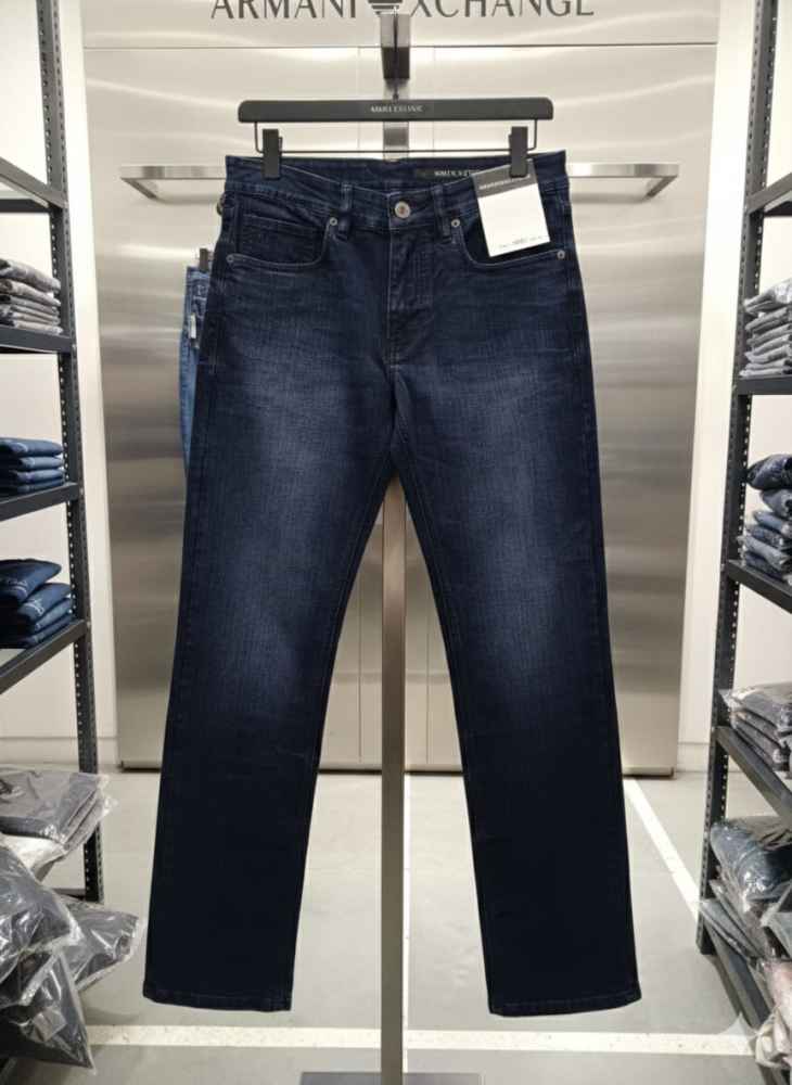 Armani Exchange Blue Premium Quality Jeans-thumb-1