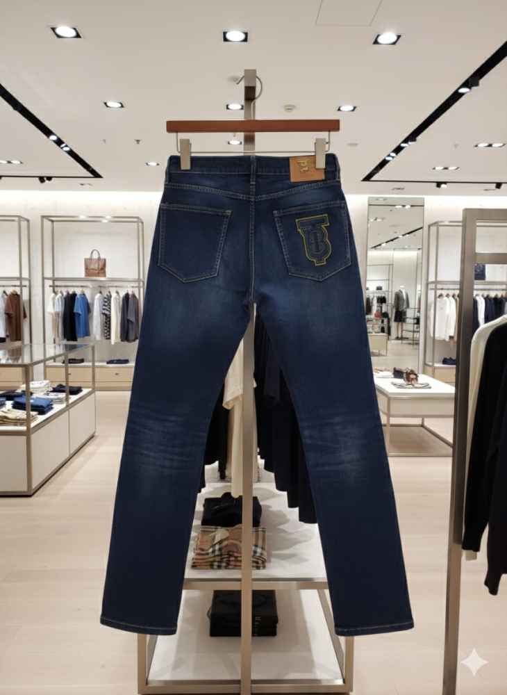 Burberry Dark Blue Premium Denim Jeans-1
