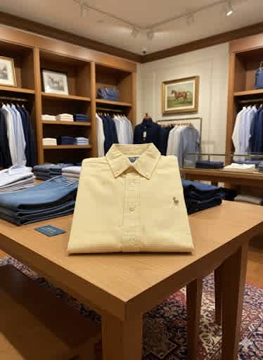 Ralph Lauren Yellow Premium Quality Cotton Shirt-3