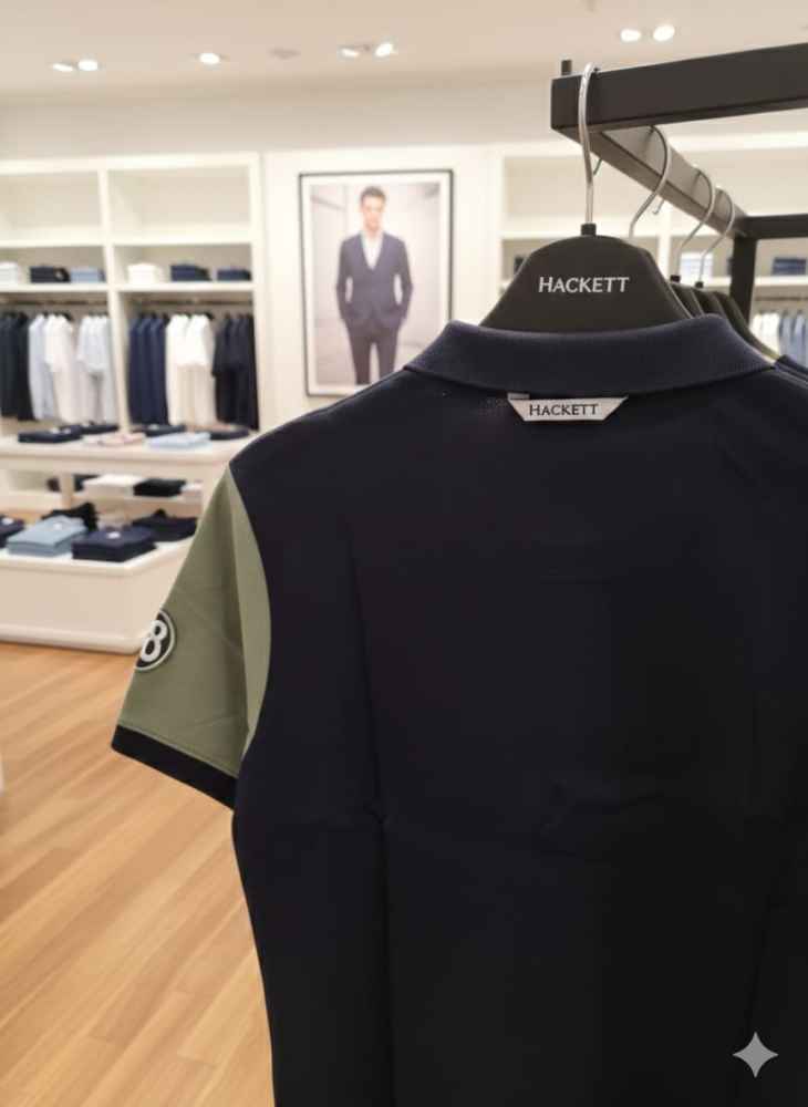 Hackett Navy Blue Premium Quality Polo T-shirt-3